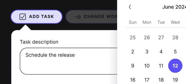 Transparent content planning